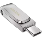 فلش مموری سن دیسک مدل Ultra dual drive luxe ظرفیت 128 گیگابایت