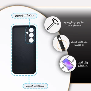 کاور گارد قاب مدل ساده مناسب برای گوشی موبایل سامسونگ Galaxy S24 Plus - Image 2