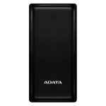 پاوربانک ای دیتا مدل C20، ظرفیت 20000 میلی‌آمپر ساعت، نشانگر شارژ LED داخلی، قابلیت حفاظت مدار چندگانه، سازگار با انواع گوشی‌های موبایل، تبلت، دوربین دیجیتال، جنس بدنه پلاستیک، دارای 4 درگاه خروجی